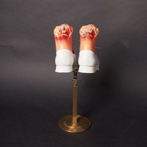 1960s Charmtone White Mod Nursing Shoes Sneakers